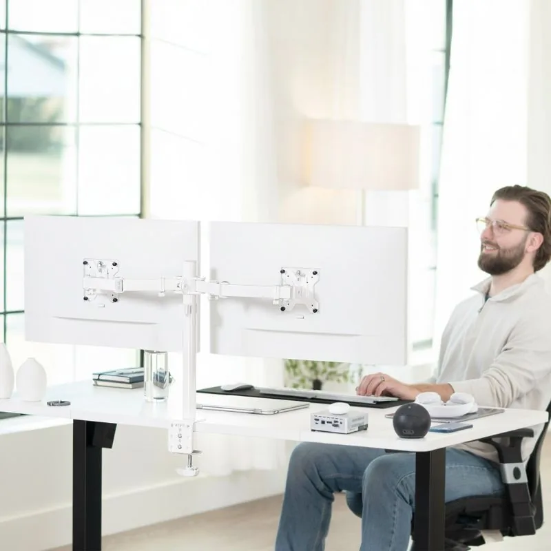 VIVO STAND-V002W dubbele monitorarm
